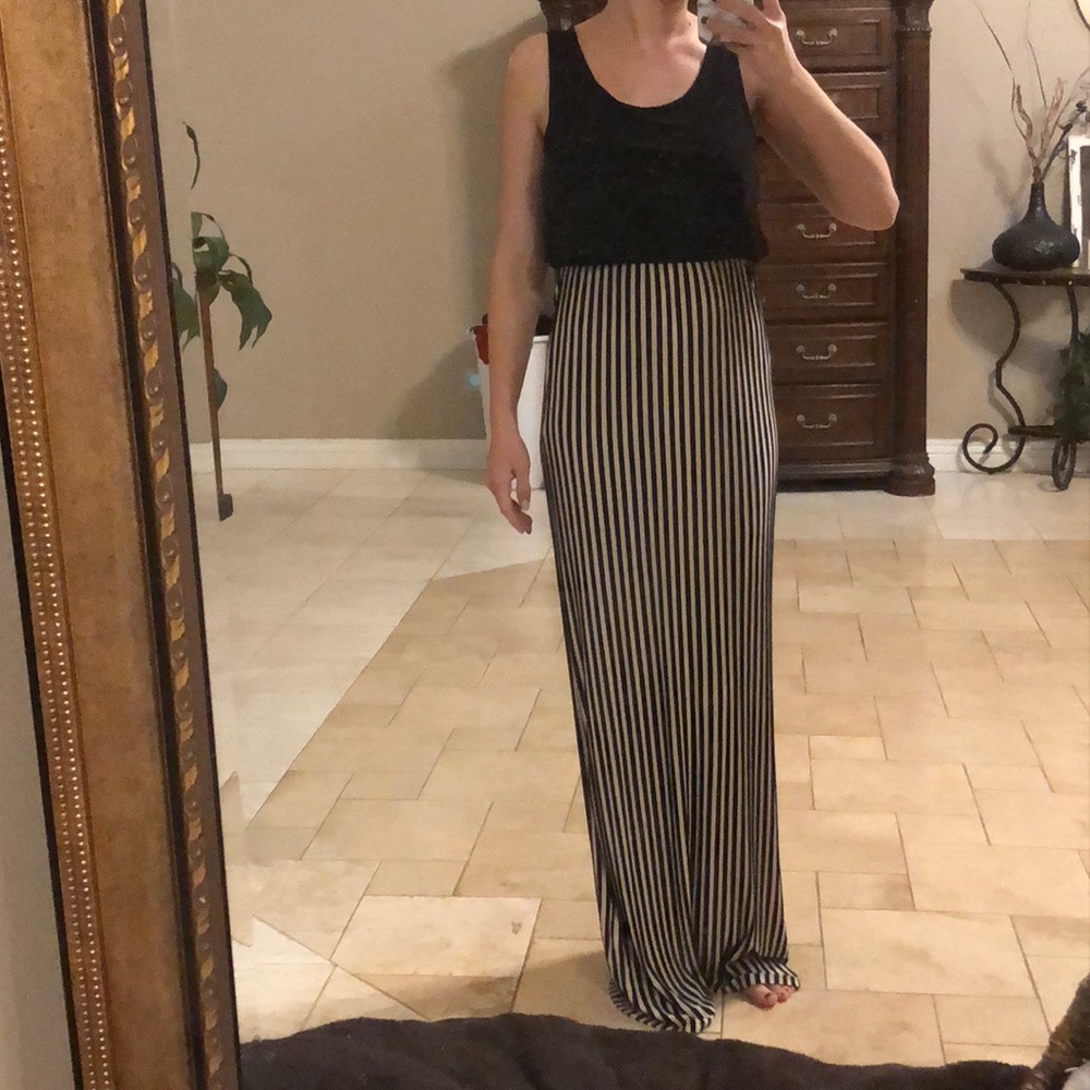 Striped Maxi Dress